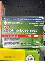 MM mini nicotine lozenges 4mg 216 ct