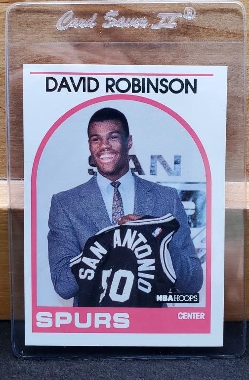 1990 NBA Hoops Rookie Card SP David Robinson #138