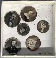 Antique Daguerreotype Portraits Locket Size