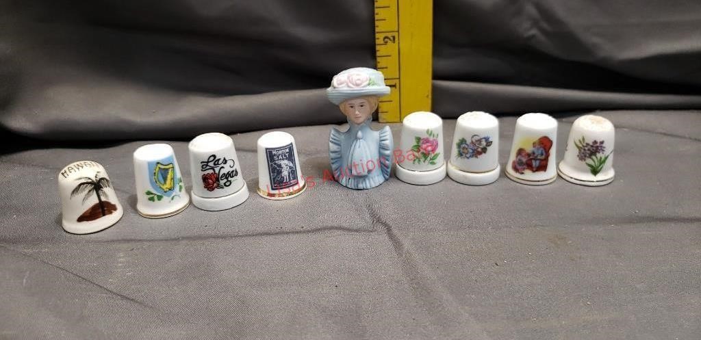 Porcelain Thimbles 1980's