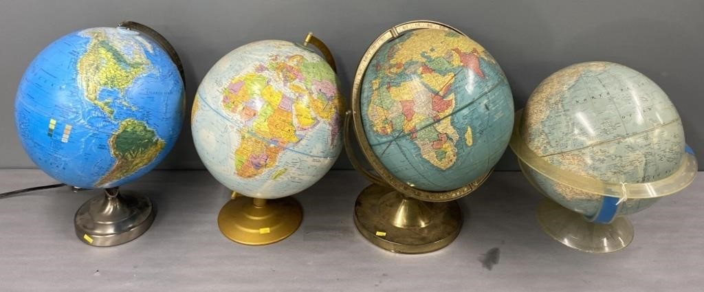 Desk Globes Lot Collection
