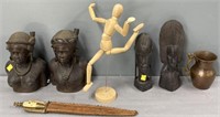 Wood Carvings & Artist Model Lot Collection
