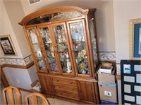 Large Ornate China Hutch  (contents not included)