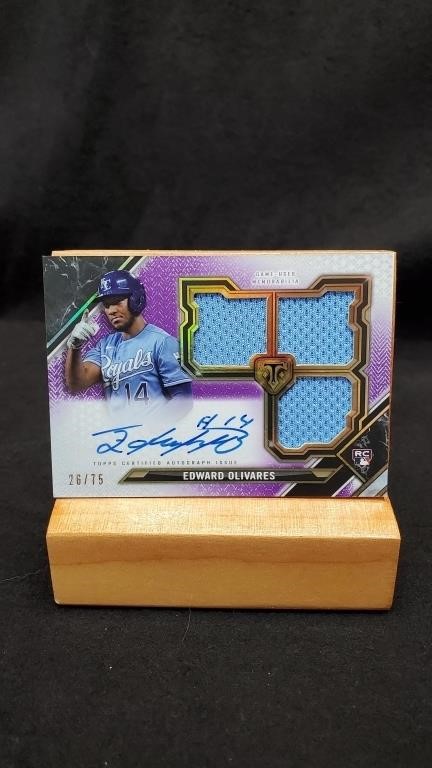 2021 Topps Triple Threads Purple Rookie Patch Auto