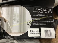 Eclipse 37in.Wx84L blackout curtain panels