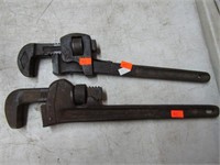 2-- PIPE WRENCHES