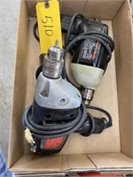 B & D & CRAFTSMAN CORDED ELECT. DRILL
