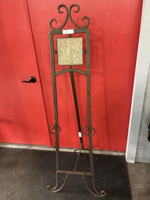 Standing Brass Easel Picture Display