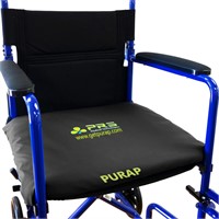 PRS Wheelchair Cushion 18x20x1.5 - Black