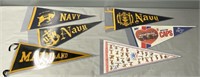 Collegiate Flags & Olympic Flag Signed Carl Lewis