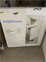 Brightroom 13in 1 door cube shelf insert