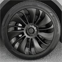 KAVANIC 4PCS 19 Model Y Wheel Covers - Black