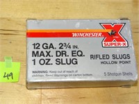 12Ga Winchester Slugs 5ct