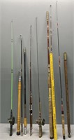 Fishing Rods Sportsman Lot Collection