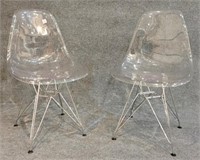 Modus Furniture pair Harper Chairs in clear