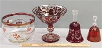 Ruby Cranberry Glass Lot Collection