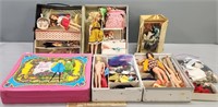 Barbie Dolls; Cases & Accessories Lot