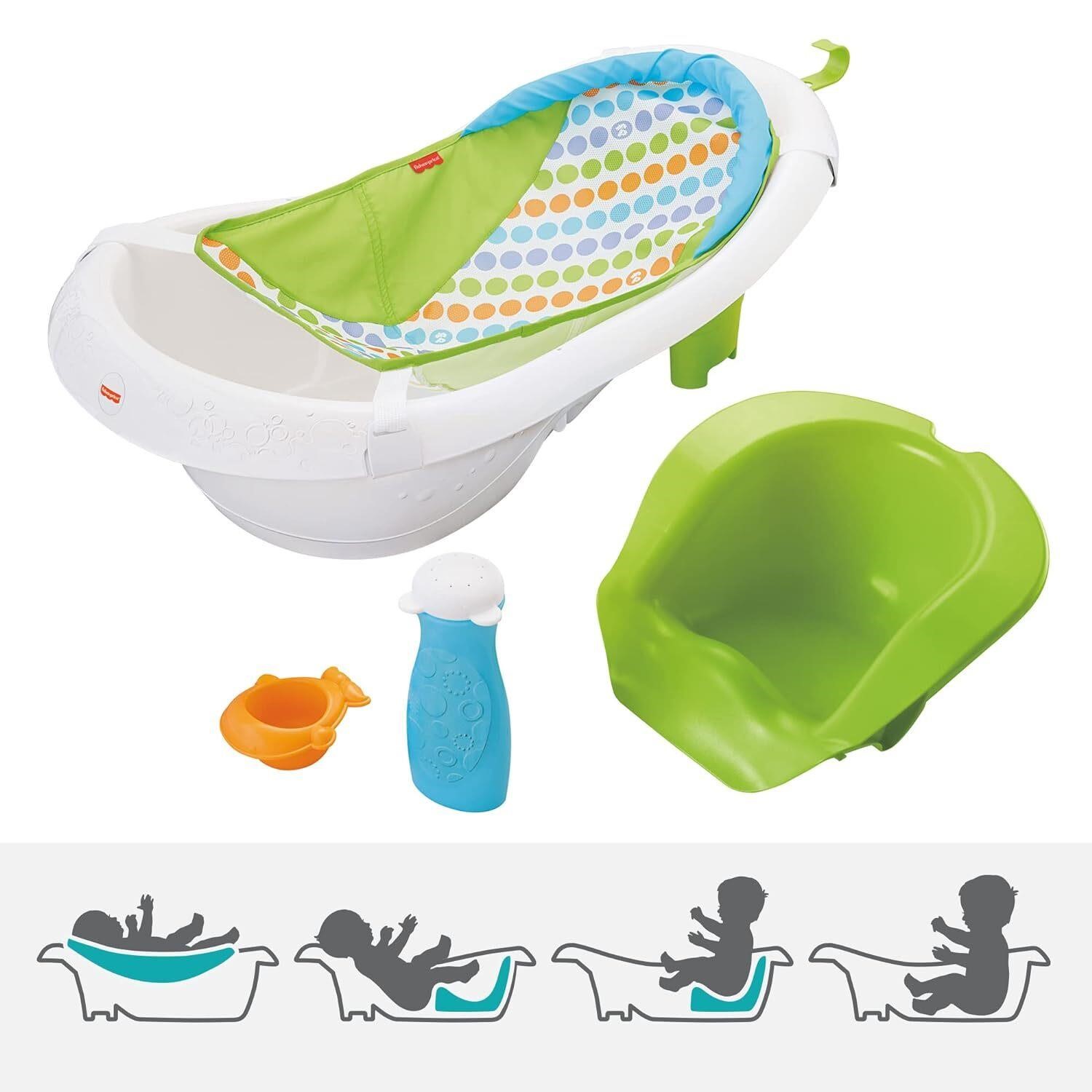 Fisher-Price 4-In-1 Sling N Seat Tub  Green