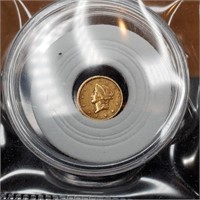 1851 $1 Gold Dollar
