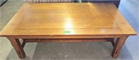 Mission Oak Style Coffee Table With Butterfly
