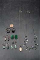 Sterling Necklaces, Earrings & Rings