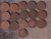 Indian Head Cent Lot of 16