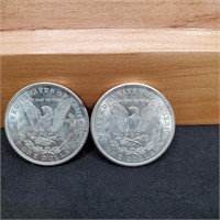 1921 Morgan Silver Dollar D and S Lot of 2