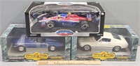 3 Die-Cast Cars incl American Muscle Boxed