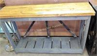 Rustic Country Console Table 49x14x32"