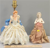 Figural Women Table Lamps Lot