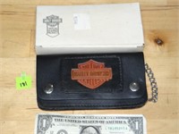 Harley davidson Leather Wallet NEW