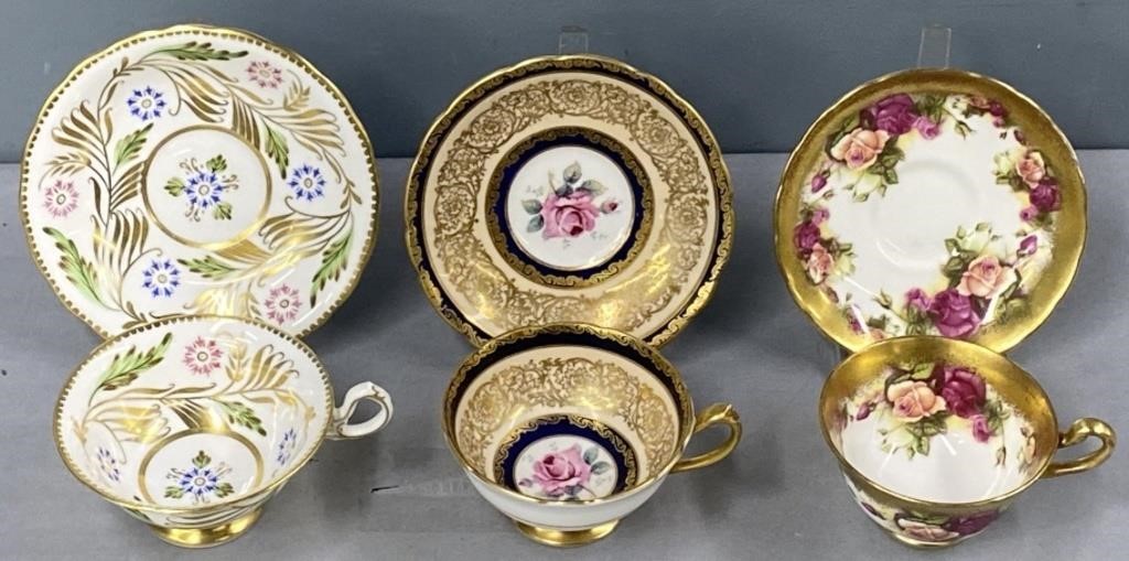 Tea Cups & Saucers Lot Collection incl Paragon