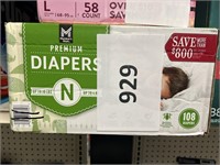 MM N 108 diapers