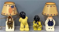 Miniature Angel Figures & Lamps Lot Collection