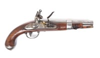 US "N. STARR & SON" Flintlock Pistol, Dated 1841