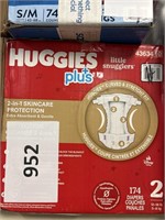 Huggies 174 diapers size 2