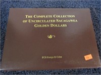 UNCIRCULATED SACAGEWEA STAMPS & GOLDEN COINS