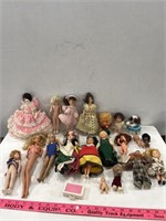 Box of Miscellaneous Dolls