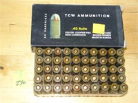 45 Auto 230gr TCW Rnds 50ct