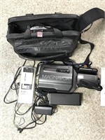 Magnavox VHS Camcorder W/ Bag