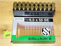 6.5x55 131gr Sellier & Bellot Rnds 20ct