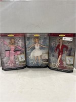 (3) Hollywood Legends Collection Barbies
