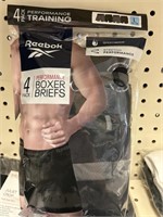 Reebok 4 pack boxer briefs L 36-38