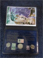 AMERICAN ICONS COIN & STAMP SET