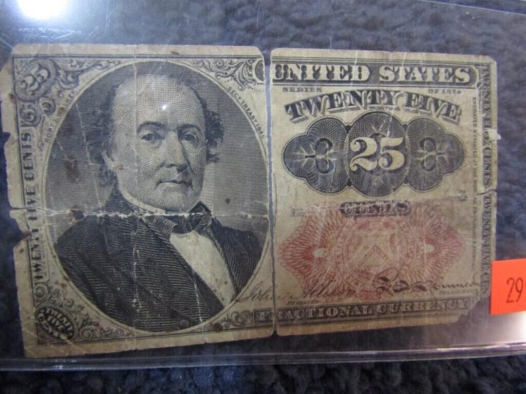 25 CENT FRACTIONAL NOTE