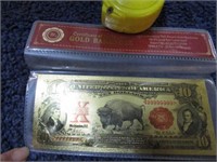GOLD $10 BANK NOTE