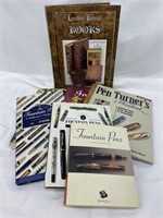 Fountain Pen Collector & Leather Bound Books Lot 7