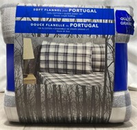 Portugal Queen Soft Flannel Sheet Set