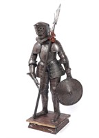 Enlarged Scale Miniature Knight In Armour, 19th ce