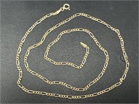 20in. 14k. Gold Italy Necklace 1.85 Grams